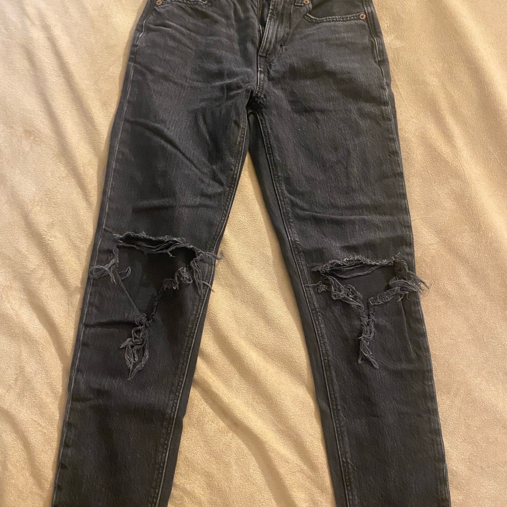 American Eagle Outfitters Black High Rise Jeans
